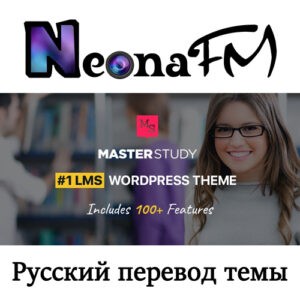 Русский перевод премиум темы Masterstudy